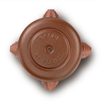 Garby Junction box aged metal Ø108mm