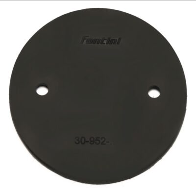 Insulating template for surface mounted mechanisms black