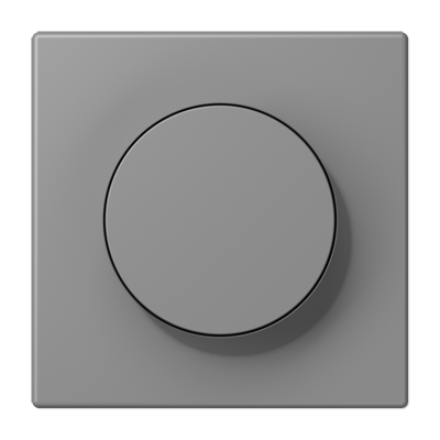LS 990 Les Couleurs 1-gang rotary dimmer cover, 32011 Gris 31