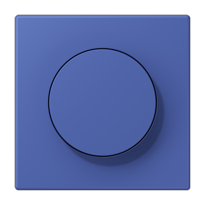 LS 990 Les Couleurs 1-gang rotary dimmer cover, 32020 Bleu Outremer 31