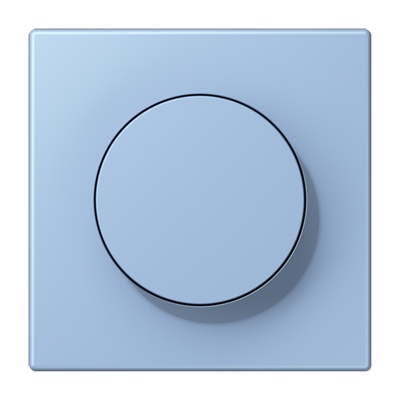LS 990 Les Couleurs 1-gang rotary dimmer cover, 32021 Outremer Moyen