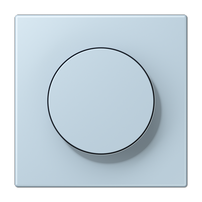 LS 990 Les Couleurs 1-gang rotary dimmer cover, 32022 Outremer Clair