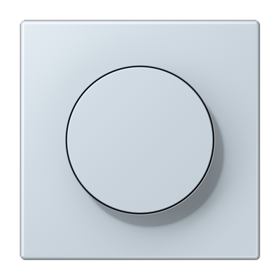 LS 990 Les Couleurs 1-gang rotary dimmer cover, 32023 Outremer Pâle