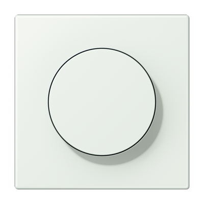 LS 990 Les Couleurs 1-gang rotary dimmer cover, 32024 Outremer Gris