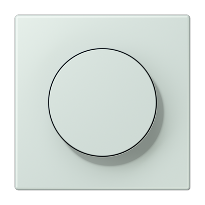 LS 990 Les Couleurs 1-gang rotary dimmer cover, 32034 Céruléen Pâle
