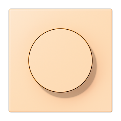 LS 990 Les Couleurs 1-gang rotary dimmer cover, 32060 Ocre