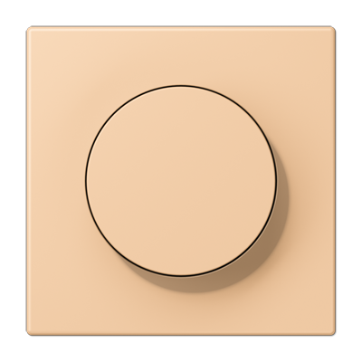 LS 990 Les Couleurs 1-gang rotary dimmer cover, 32122 Terre Sienne Claire 31