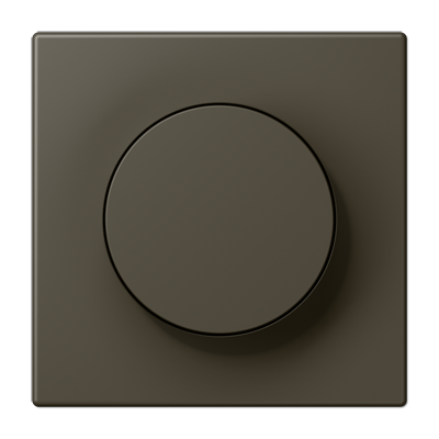 LS 990 Les Couleurs 1-gang rotary dimmer cover, 32140 Ombre Naturelle 31