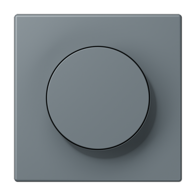 LS 990 Les Couleurs 1-gang rotary dimmer cover, 4320H Gris 59