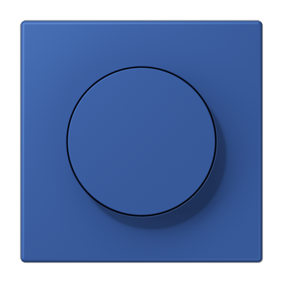 LS 990 Les Couleurs 1-gang rotary dimmer cover, 4320K Bleu Outremer 59