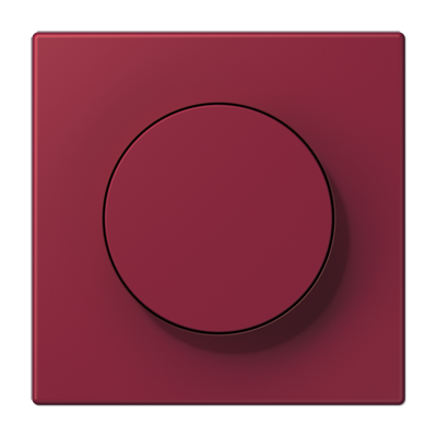 LS 990 Les Couleurs 1-gang rotary dimmer cover, 4320M Le Rubis