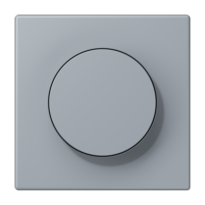 LS 990 Les Couleurs 1-gang rotary dimmer cover, 4320O Gris Clair 59