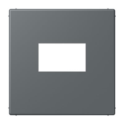 LS 990 Les Couleurs centre plate for USB charger, 32010 Gris Foncé 31