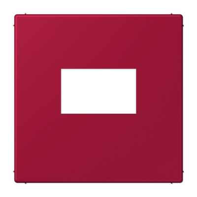 LS 990 Les Couleurs centre plate for USB charger, 32100 Rouge Carmin