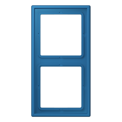 LS 990 Les Couleurs 2-gang frame, 32030 Bleu Céruléen 31