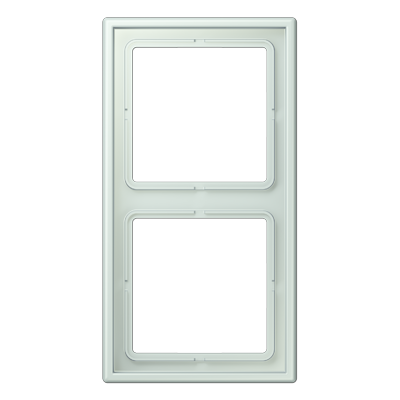 LS 990 Les Couleurs 2-gang frame, 32034 Céruléen Pâle