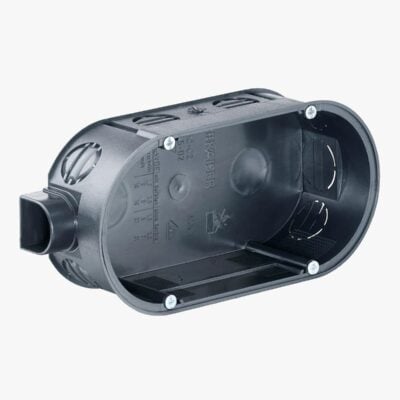 Kaiser back box, brick wall, double, 42mm