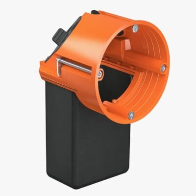 Kaiser ECON flex back box, hollow wall, single, with electronics bag, 75mm