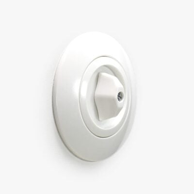 Berker Serie 1930 White Plastic rotary light switch