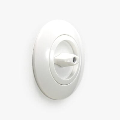 Berker Serie 1930 White Plastic rotary light switch