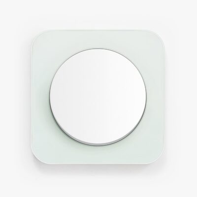 Berker R.1 White glass light switch