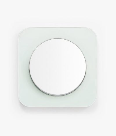 Berker R.1 White glass light switch