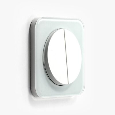 R.1 White Glass Double (2-way)