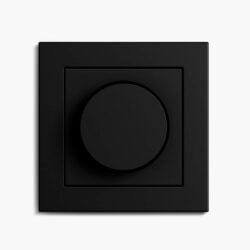 GIRA E2 Black dimmer switch