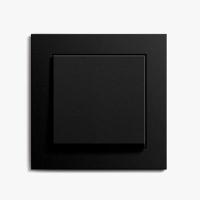 GIRA E2 matt black light switch