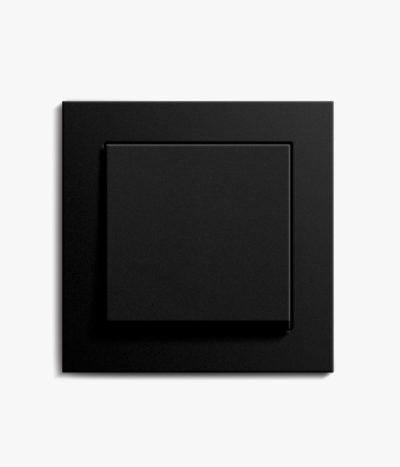 GIRA E2 matt black light switch