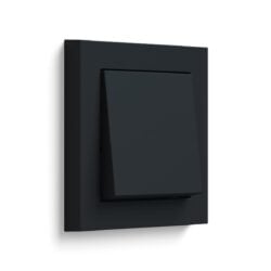 GIRA E2 matt black light switch