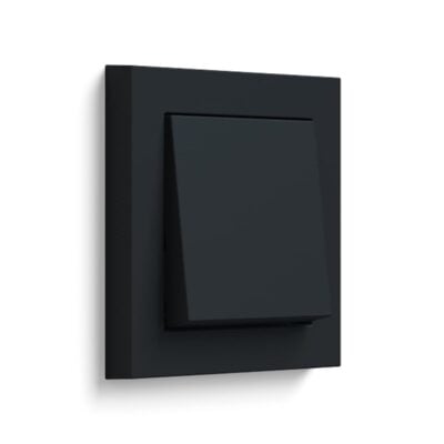 GIRA E2 matt black light switch