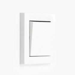 GIRA E2 Classic white glossy light switch