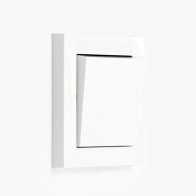 GIRA E2 Classic white glossy light switch