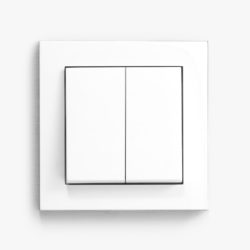 GIRA E2 Classic white glossy light switch