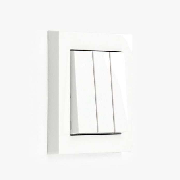 GIRA E2 Classic white glossy light switch