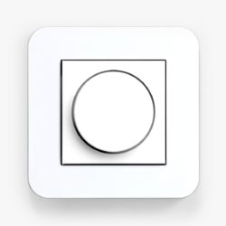 GIRA E3 white dimmer