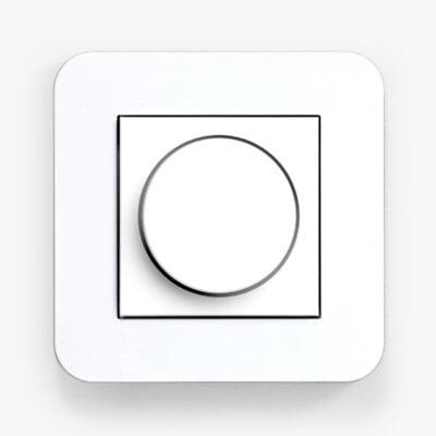 GIRA E3 white dimmer