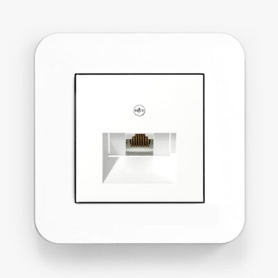 GIRA E3 Pure White network socket
