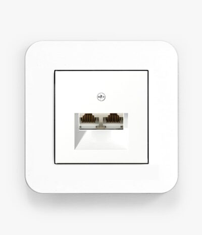 GIRA E3 Pure White network socket