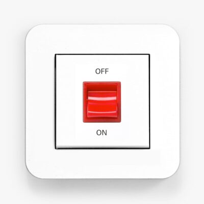 Gira E3 Pure White cooker switch