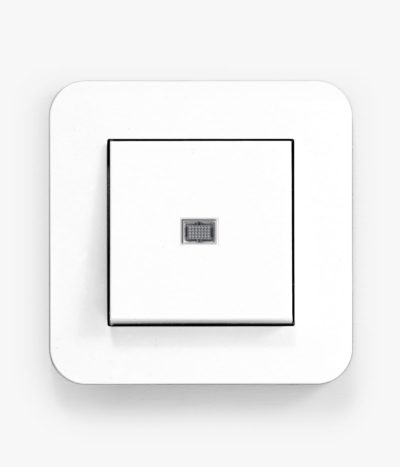 Gira E3 Pure White fan isolator switch