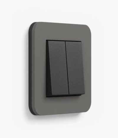 GIRA E3 Dark Grey light switch