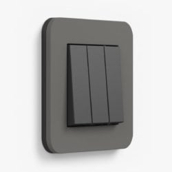 GIRA E3 Dark Grey light switch