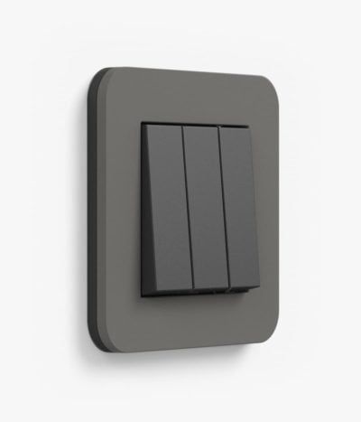 GIRA E3 Dark Grey light switch