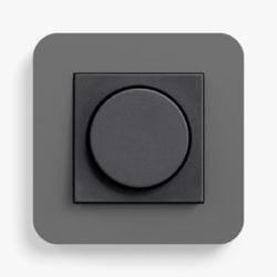 GIRA E3 Dark Grey Dimmer light switch