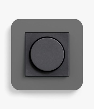GIRA E3 Dark Grey Dimmer light switch