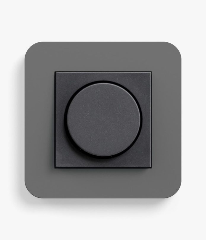 GIRA E3 Dark Grey Dimmer light switch