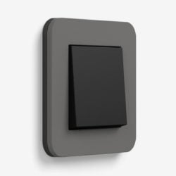 GIRA E3 Dark Grey/Black switch