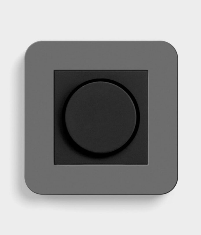 GIRA E3 Dark Grey Dimmer light switch